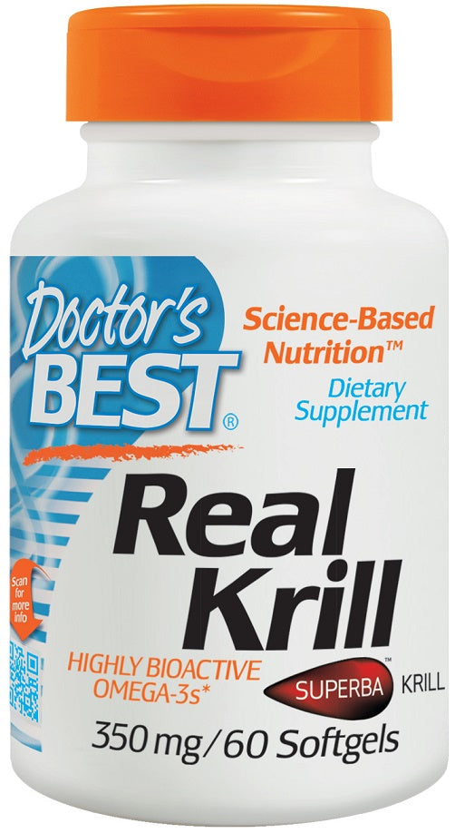 Doctor's Best Real Krill - 350mg - 60 softgels