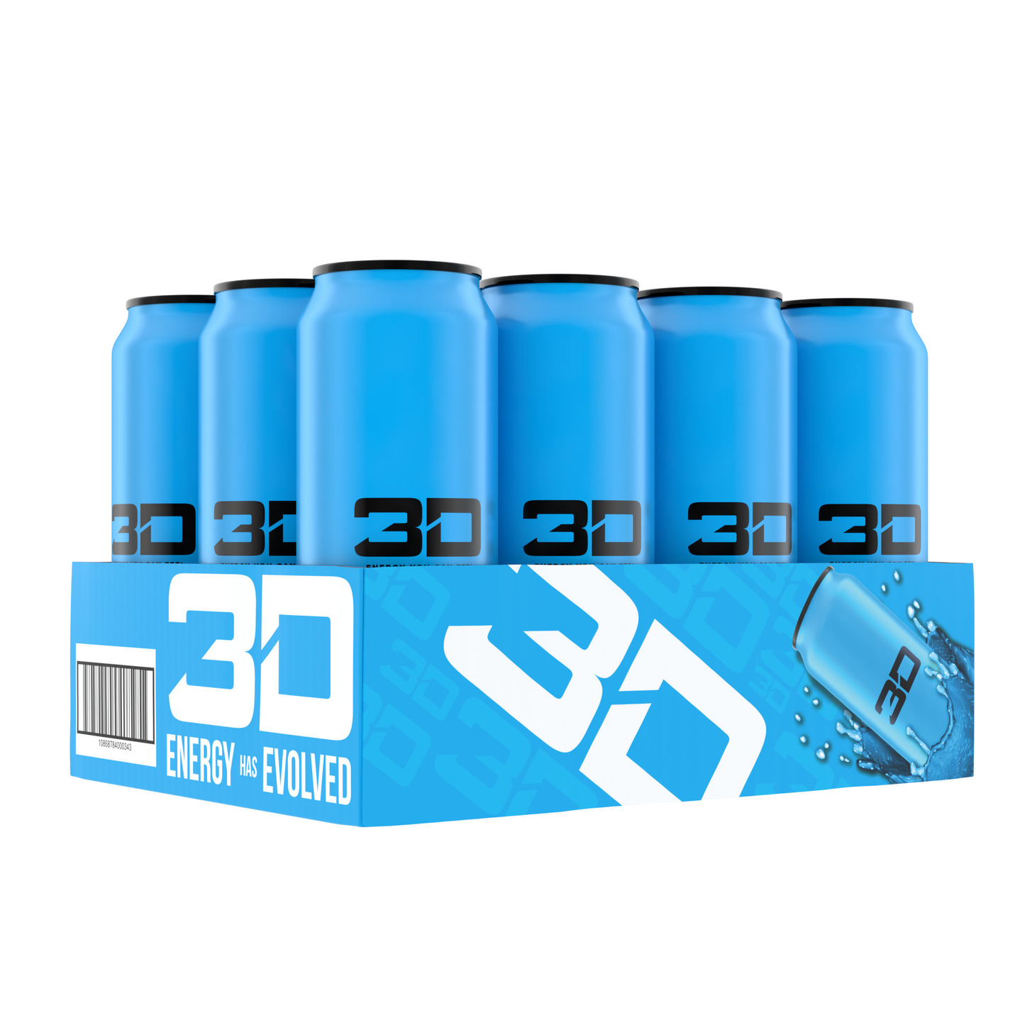 3D Energy Drink 12x473ml Purple (Grape)