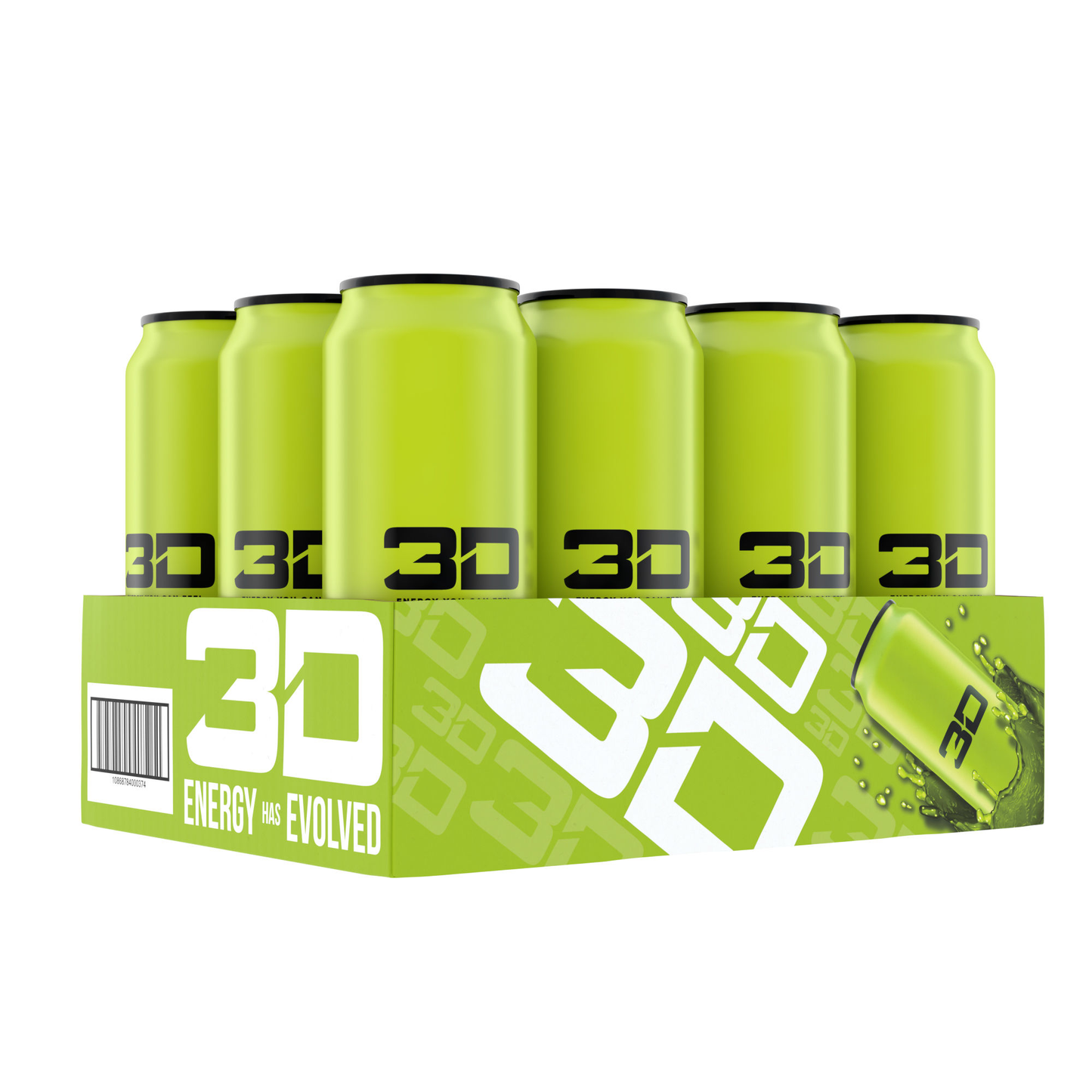 3D Energy Drink 12x473ml Purple (Grape)