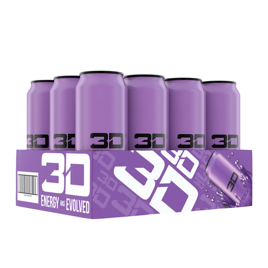 3D Energy Drink 12x473ml Purple (Grape)