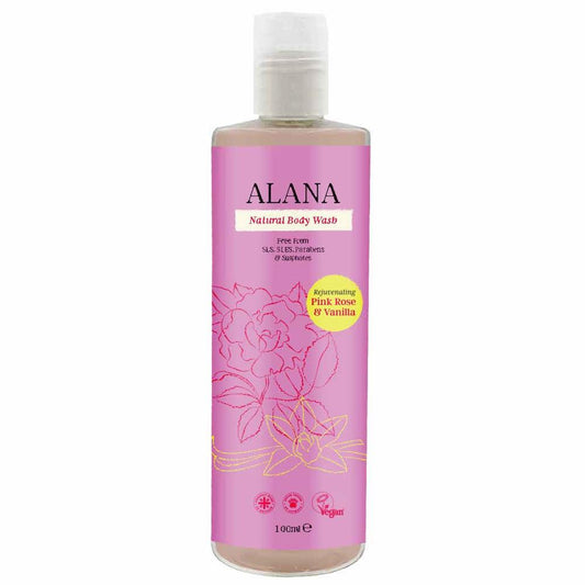 Alana_Rose & Vanilla Natural Body Wash 100ml Convenience/Travel Bottle