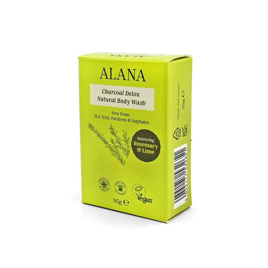 Alana_Rosemary & Lime Charcoal Detox Body Wash Bar 95g