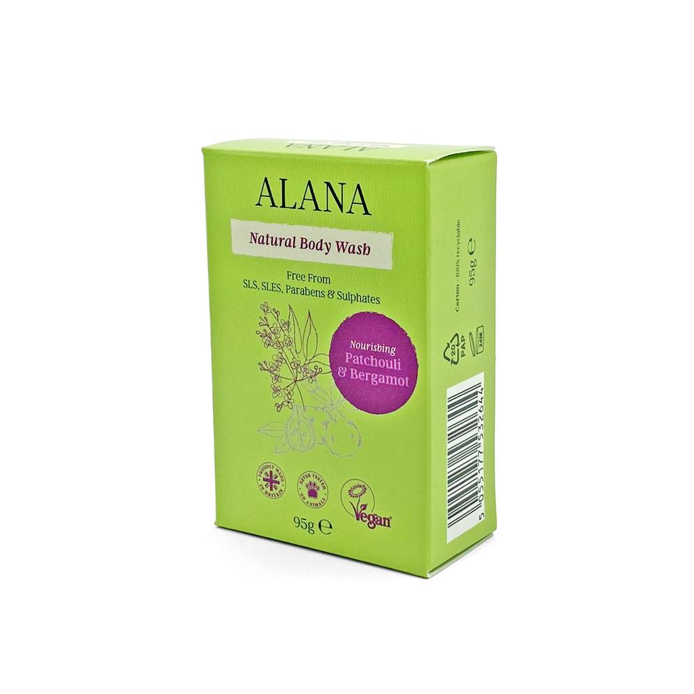 Alana_Patchouli & Bergamot Natural Body Wash Bar 95g