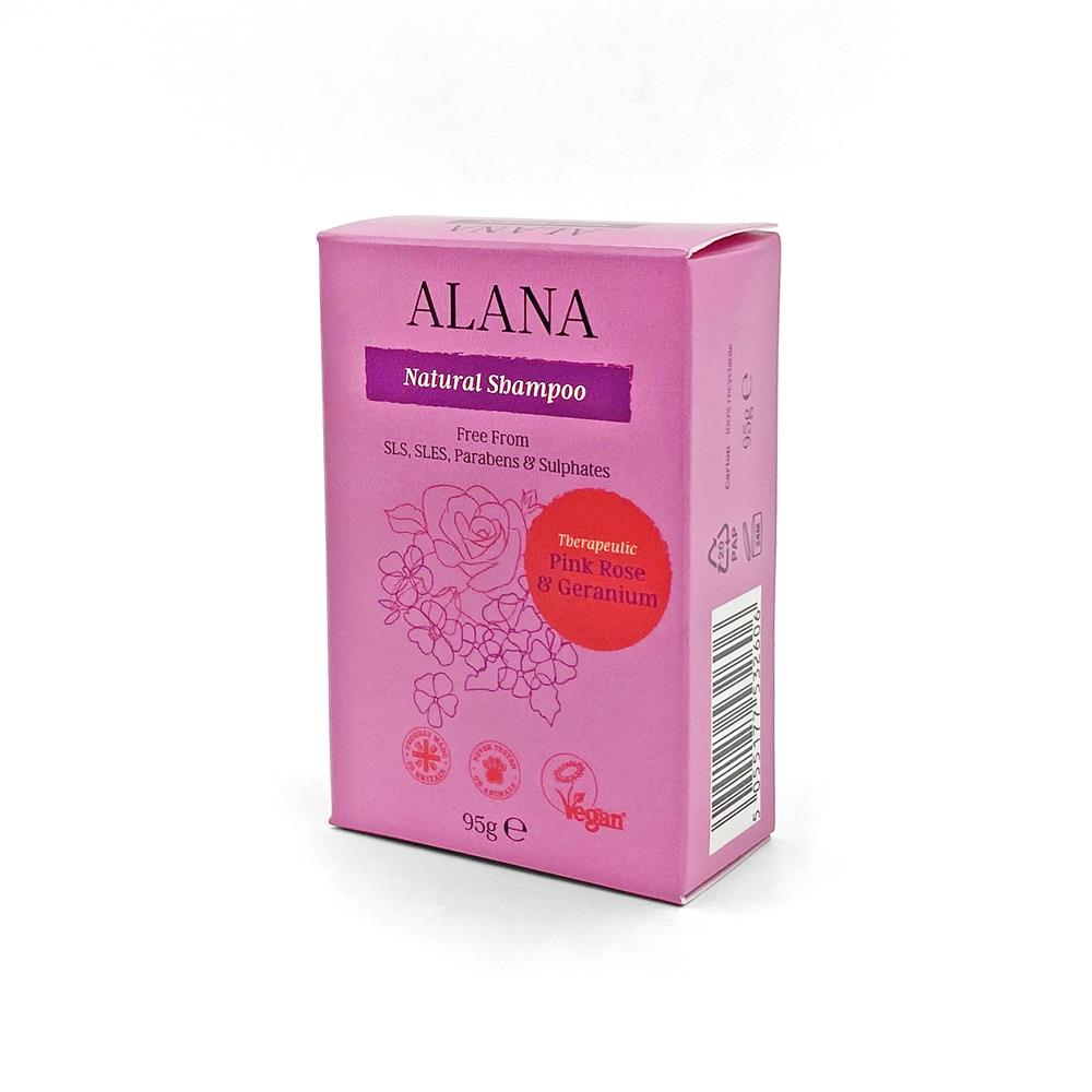 Alana_Pink Rose & Geranium Natural Shampoo Bar 95g