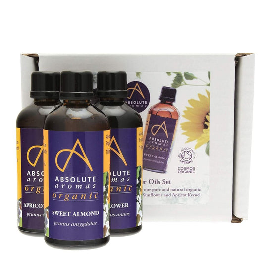 Absolute Aromas_Organic Carrier Oils Set of 3 x 100ml
