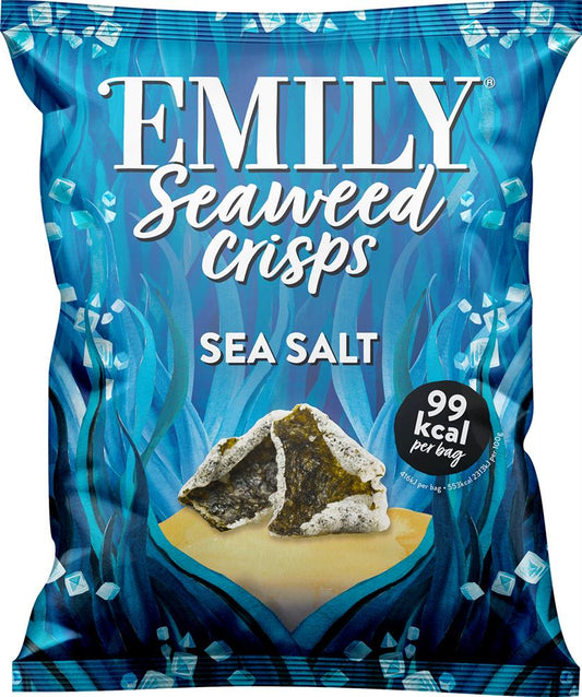 Emily_Seaweed Crisps Lightly Salted 18g-Pack of 6