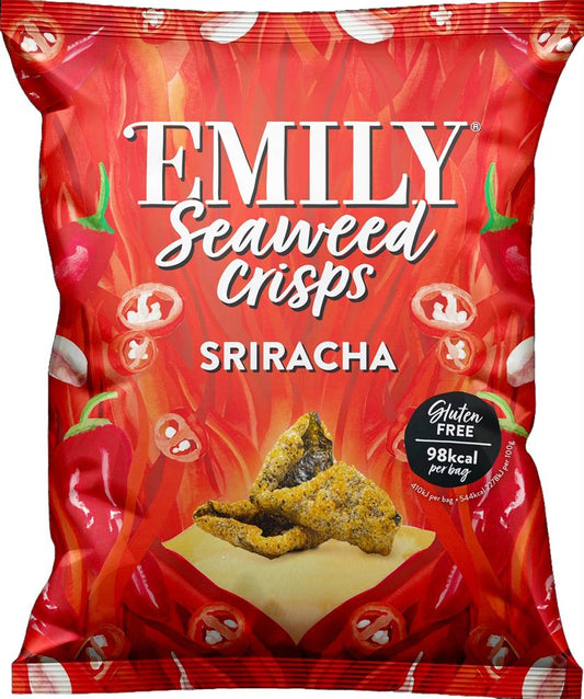 Emily_Seaweed Crisps Sriracha 18g-pack of 6