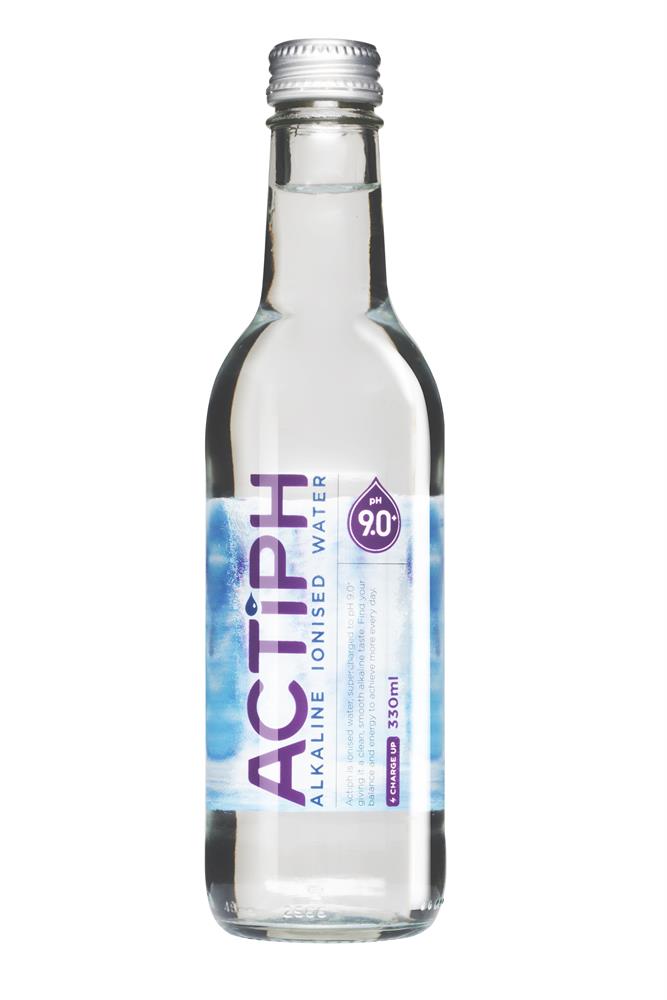 ACTIPH Water_Glass Bottle 330ml-pack of 6