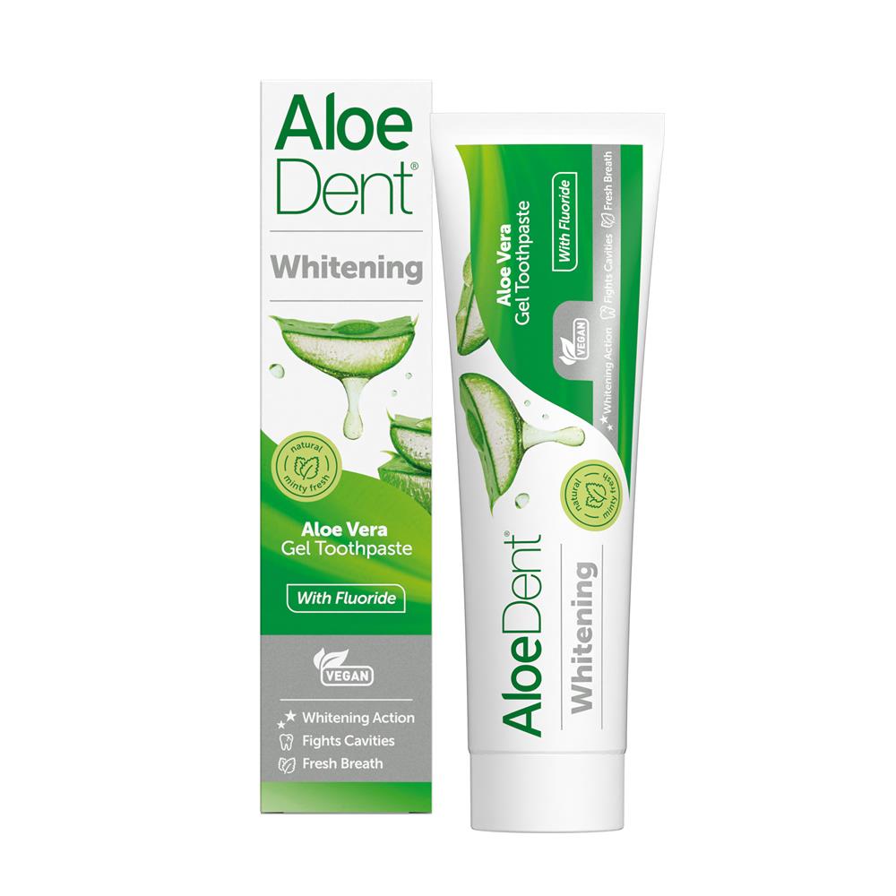 Aloe Dent_Whitening Aloe Vera Toothpaste with Fluoride 100ml