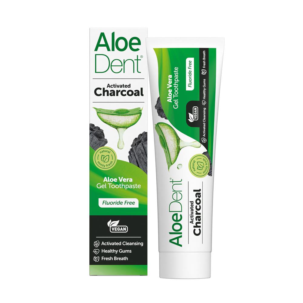Aloe Dent_AloeDent Activated Charcoal Aloe Vera Toothpaste 100ml