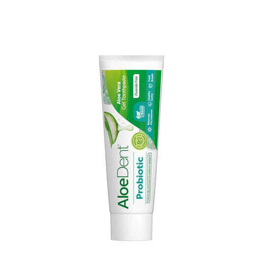 Aloe Dent_Probiotic Aloe Vera Gel Toothpaste Fluoride Free 75ml