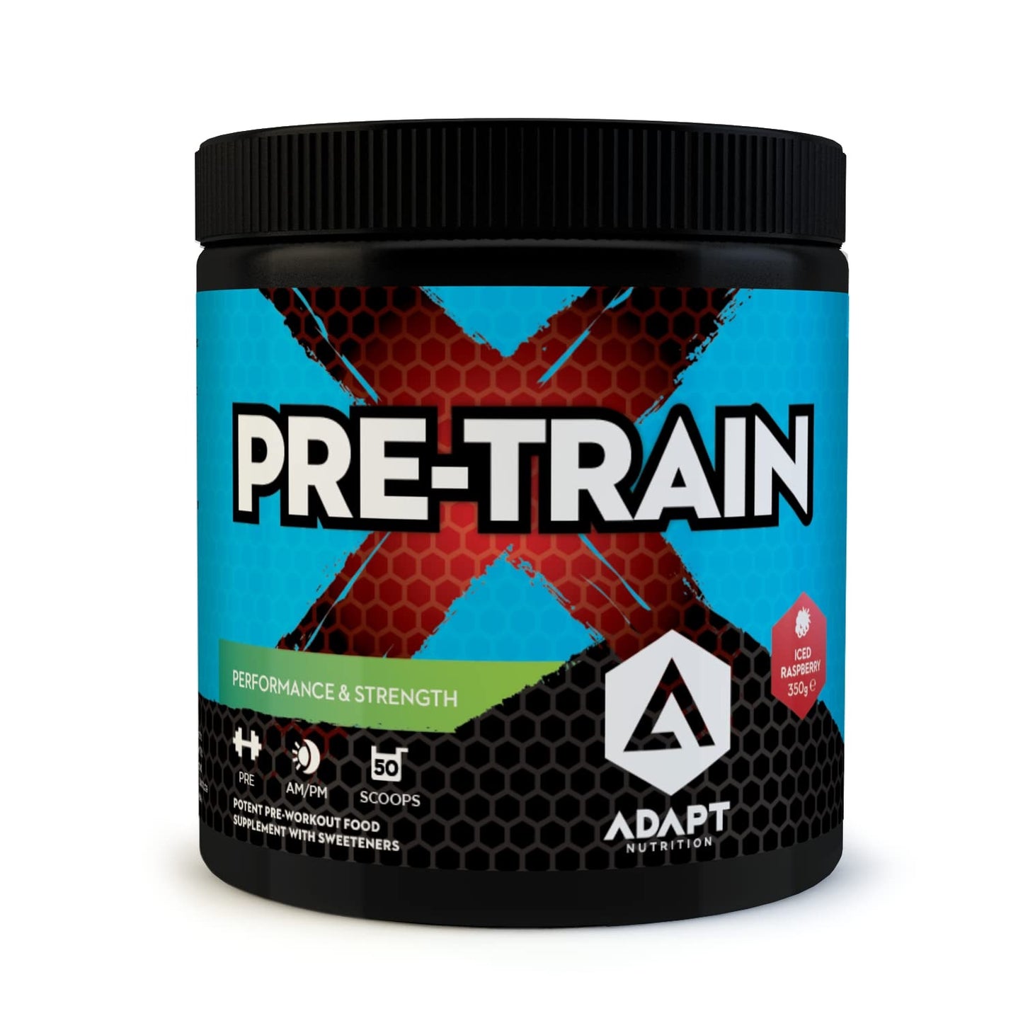 Adapt Nutrition PreTRAINx 350g Iced Raspberry