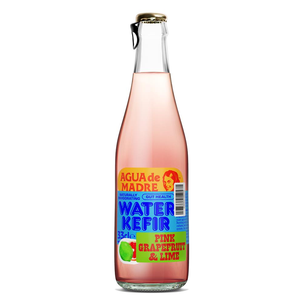 Agua De Madre_Pink Grapefruit & Lime Kefir 330ml-pack of 2
