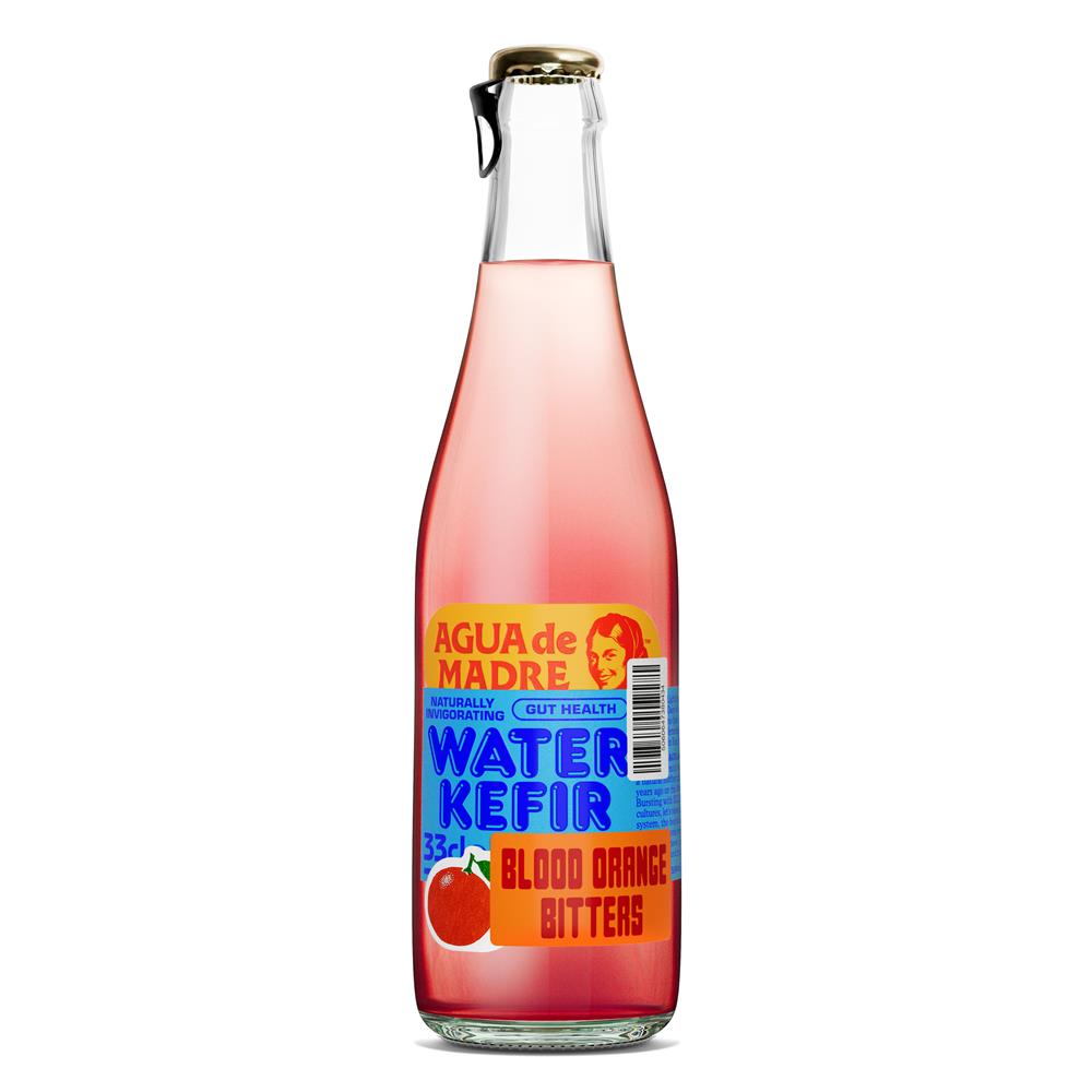 Agua De Madre_Blood Orange Bitters Kefir 330ml-pack of 2