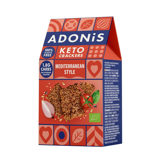 Adonis_Keto Mediterranean Crackers 60g