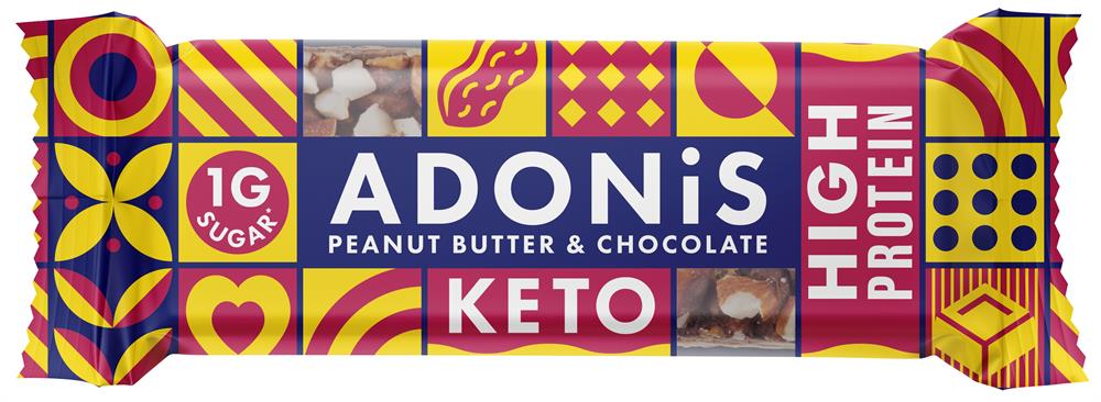 Adonis_Peanut Choc Protein Bar 45g-Pack of 16