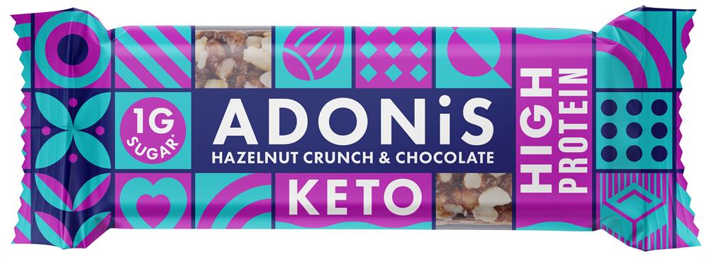 Adonis_Hazelnut & Choc Protein Bar 45g-Pack of 16
