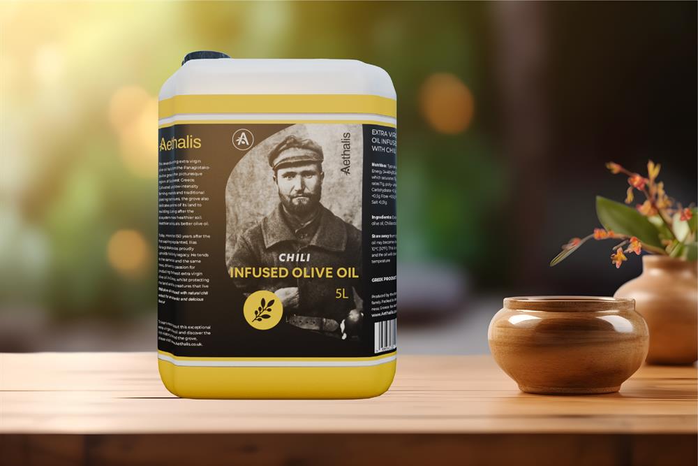 Aethalis_Garlic Infused Extra Virgin Olive Oil 5L