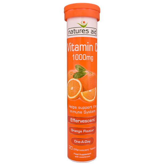 Natures Aid Vitamin C 1000mg Effervescent 20 Tabs