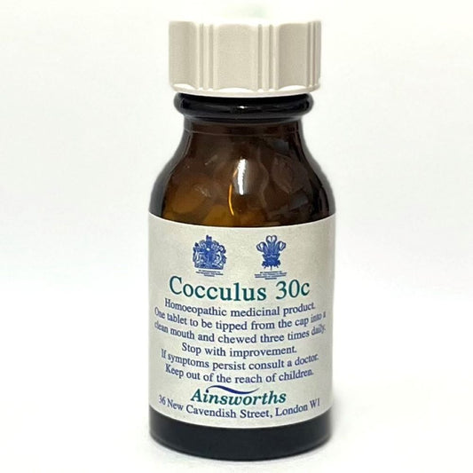 Ainsworths_Cocculus 30C Single Counter Remedy 120 tabs
