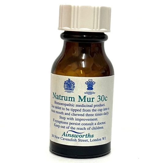 Ainsworths_Natrum Mur 30C Single Counter Remedy 120 tabs