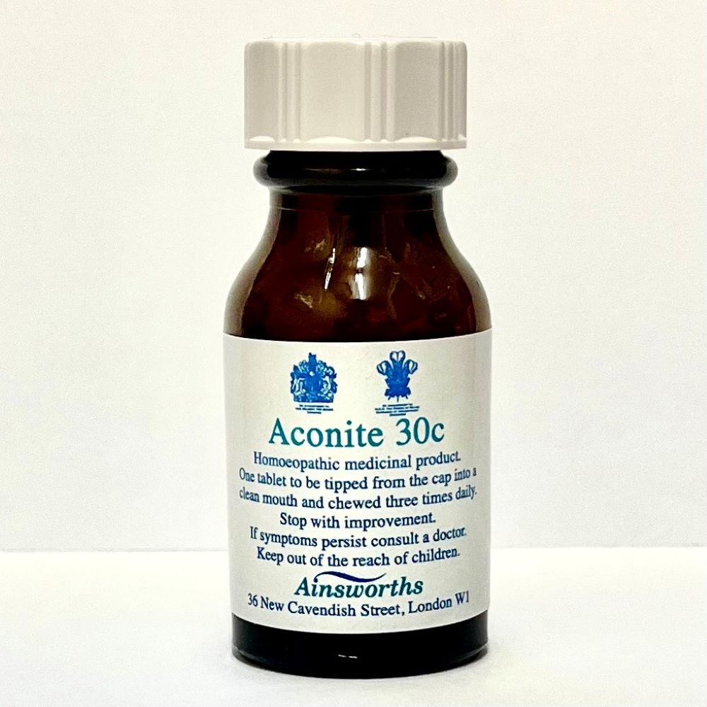 Ainsworths_Aconite 30c Single Counter Remedy 120 Tablets