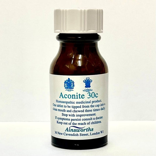Ainsworths_Aconite 30c Single Counter Remedy 120 Tablets