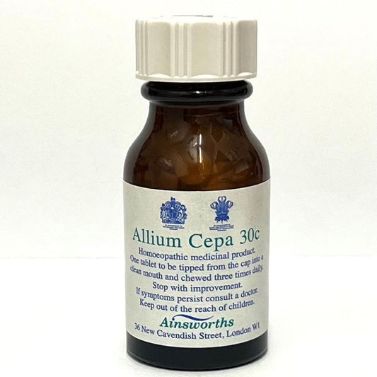Ainsworths_Allium Cepa 30C Single Counter Remedy 120 tabs
