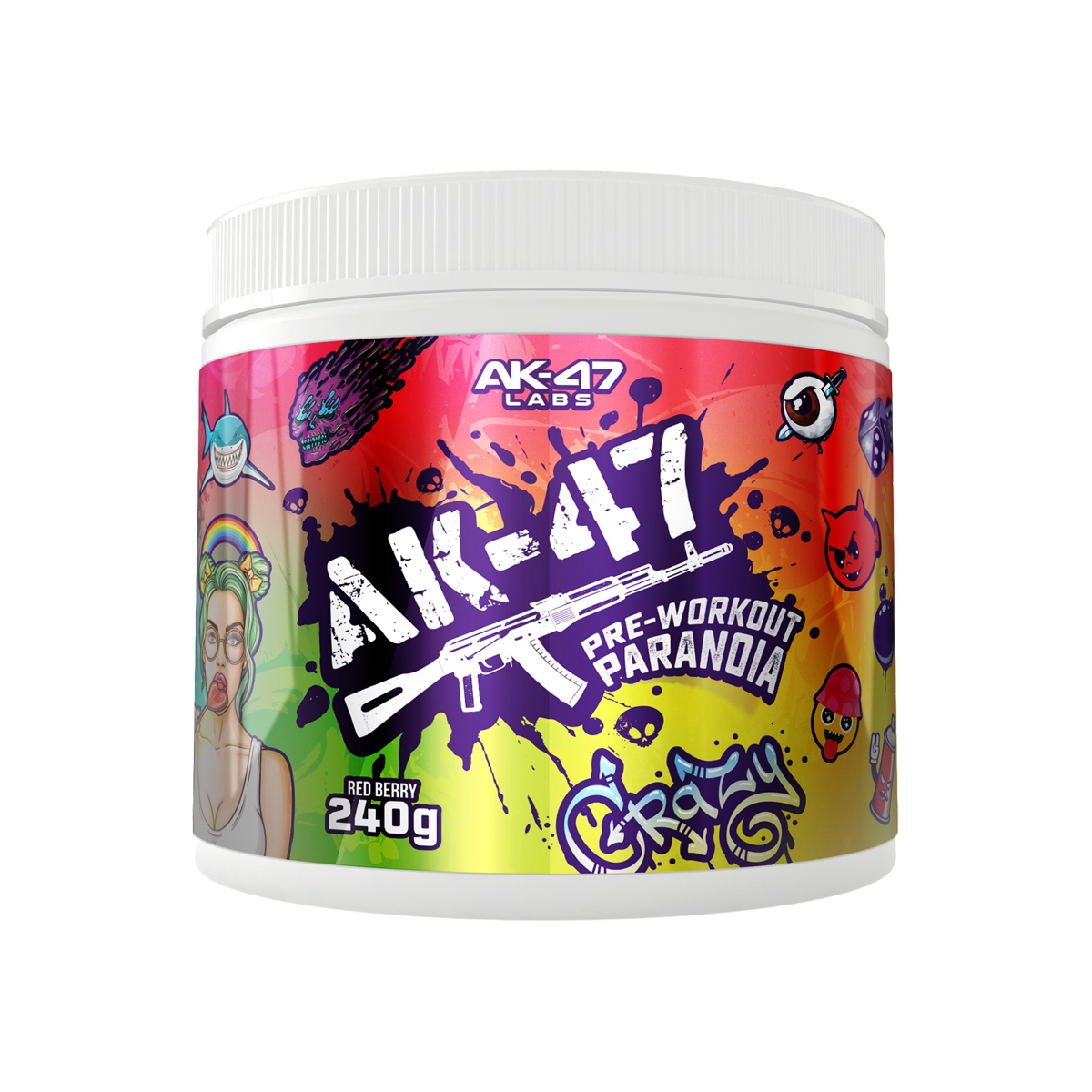 AK-47 Labs Pre-Workout 240g Blue Raspberry