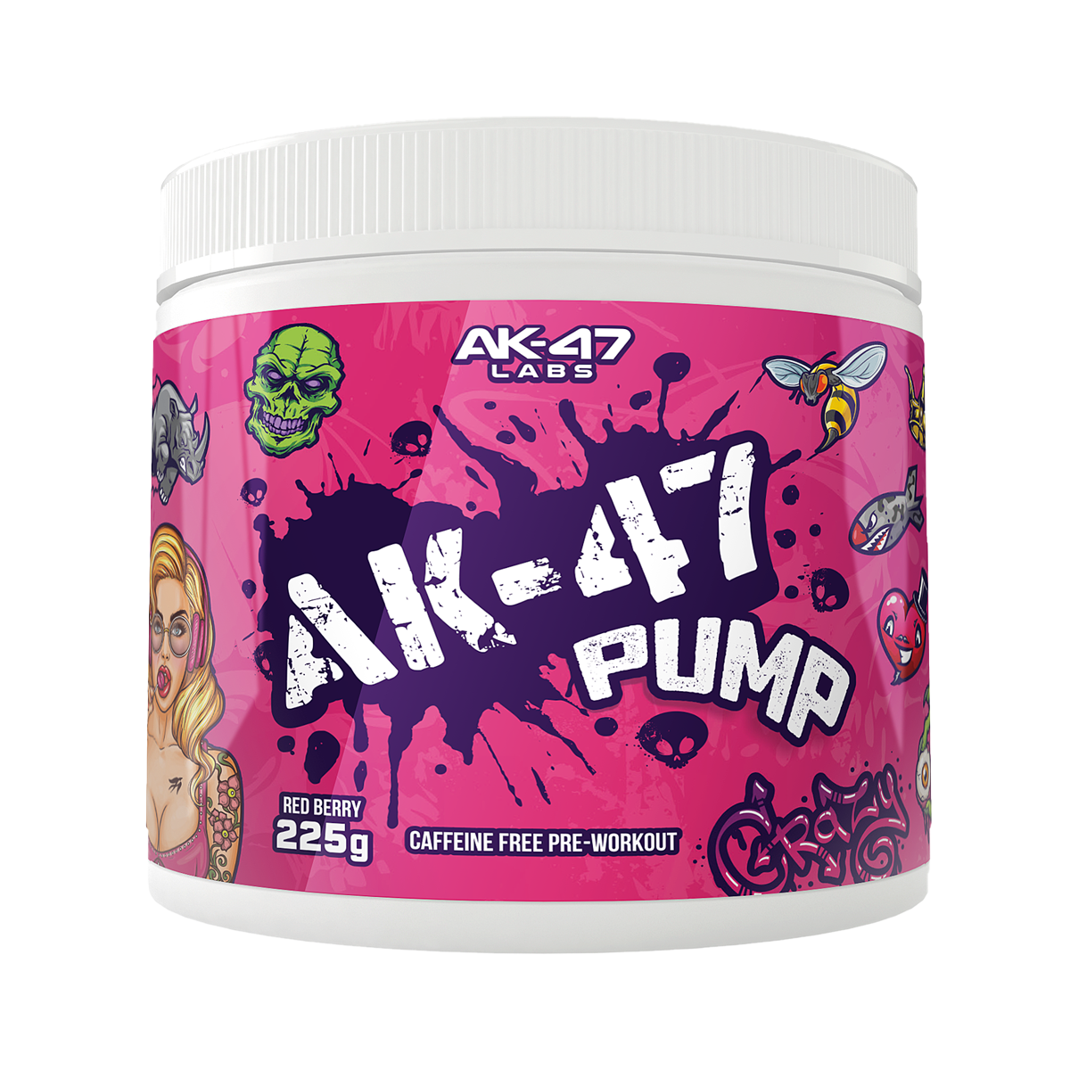 AK-47 Labs Pump 225g Red Berry