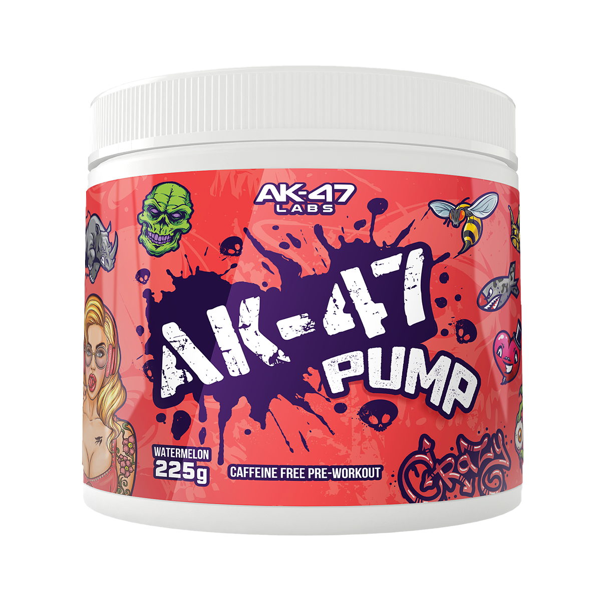 AK-47 Labs Pump 225g Red Berry