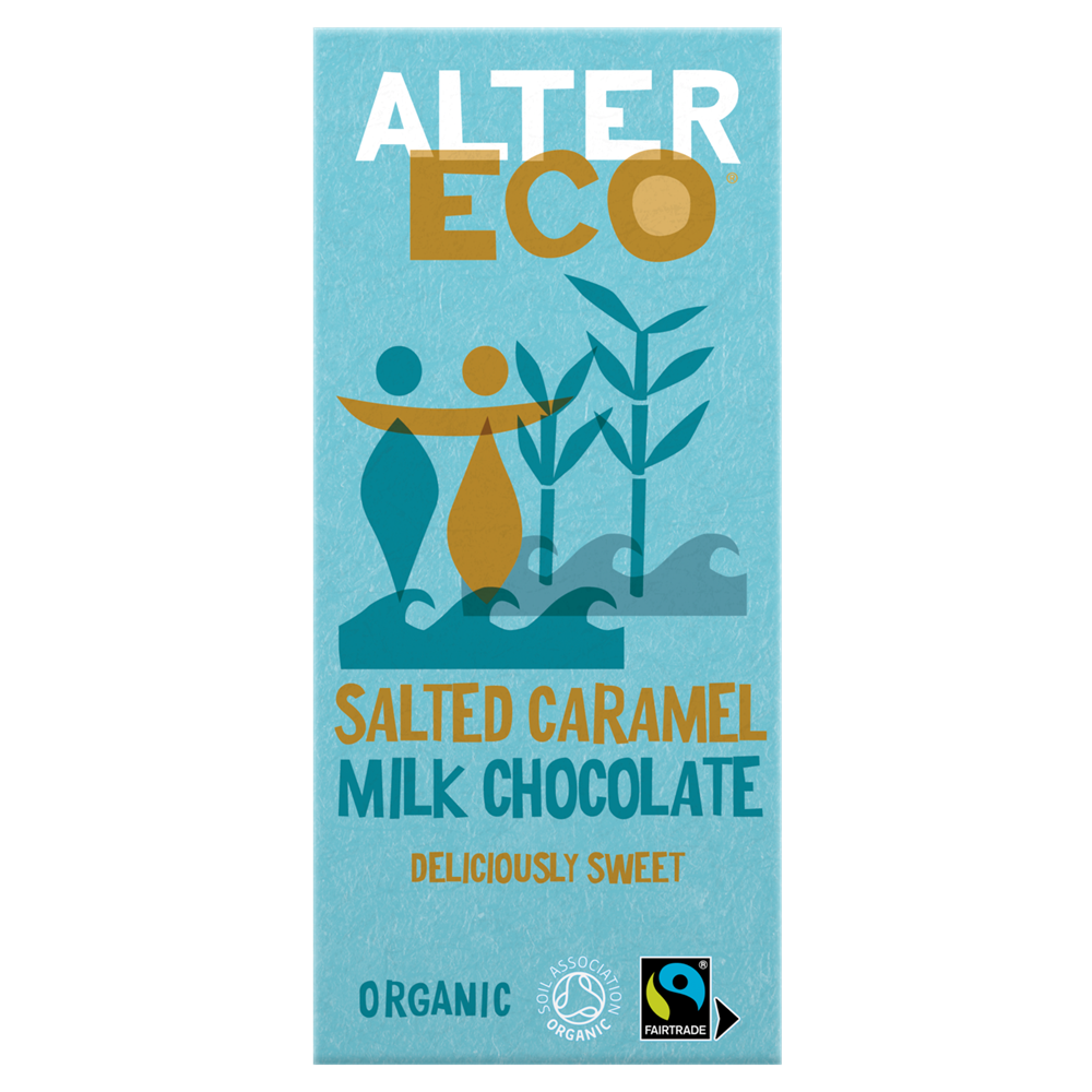 AlterEco_Organic Milk Chocolate Salted Caramel 100g