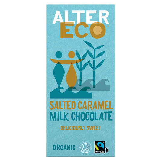 AlterEco_Organic Milk Chocolate Salted Caramel 100g