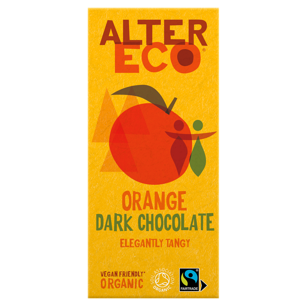 AlterEco_Organic Dark Chocolate with Orange 100g