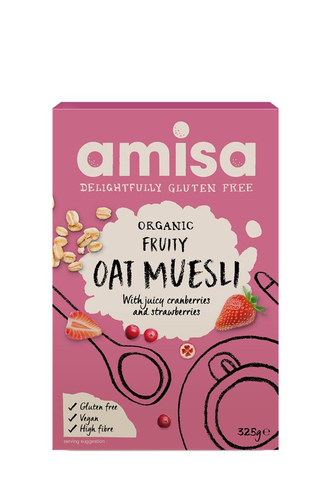 Amisa_Organic Gluten Free Fruity Oat Muesli 325g