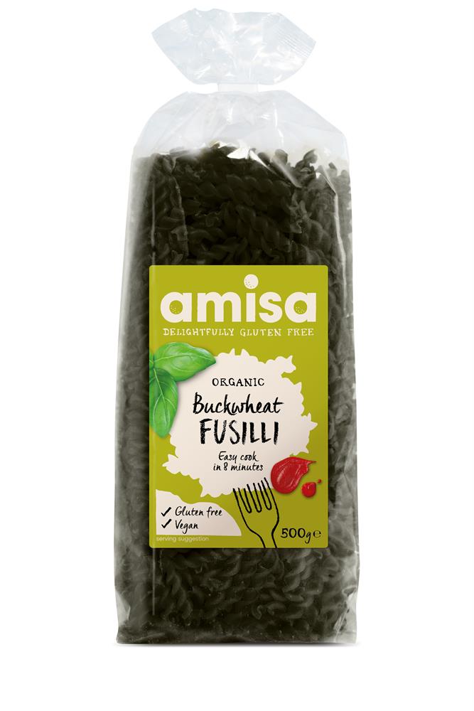 Amisa_Gluten Free Buckwheat Pasta Fusilli 500g