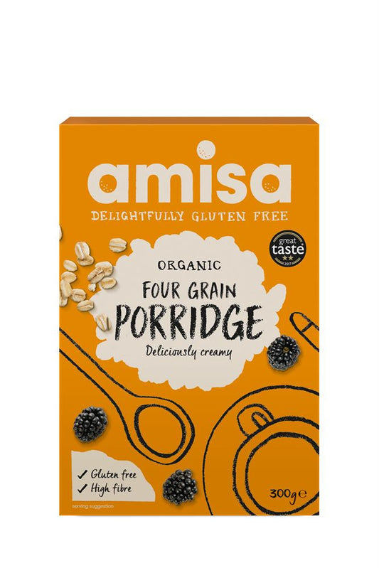 Amisa_Organic Gluten Free Four Grain Porridge 300g
