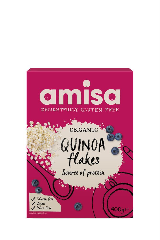 Amisa_Organic Gluten Free Quinoa Flakes 400g