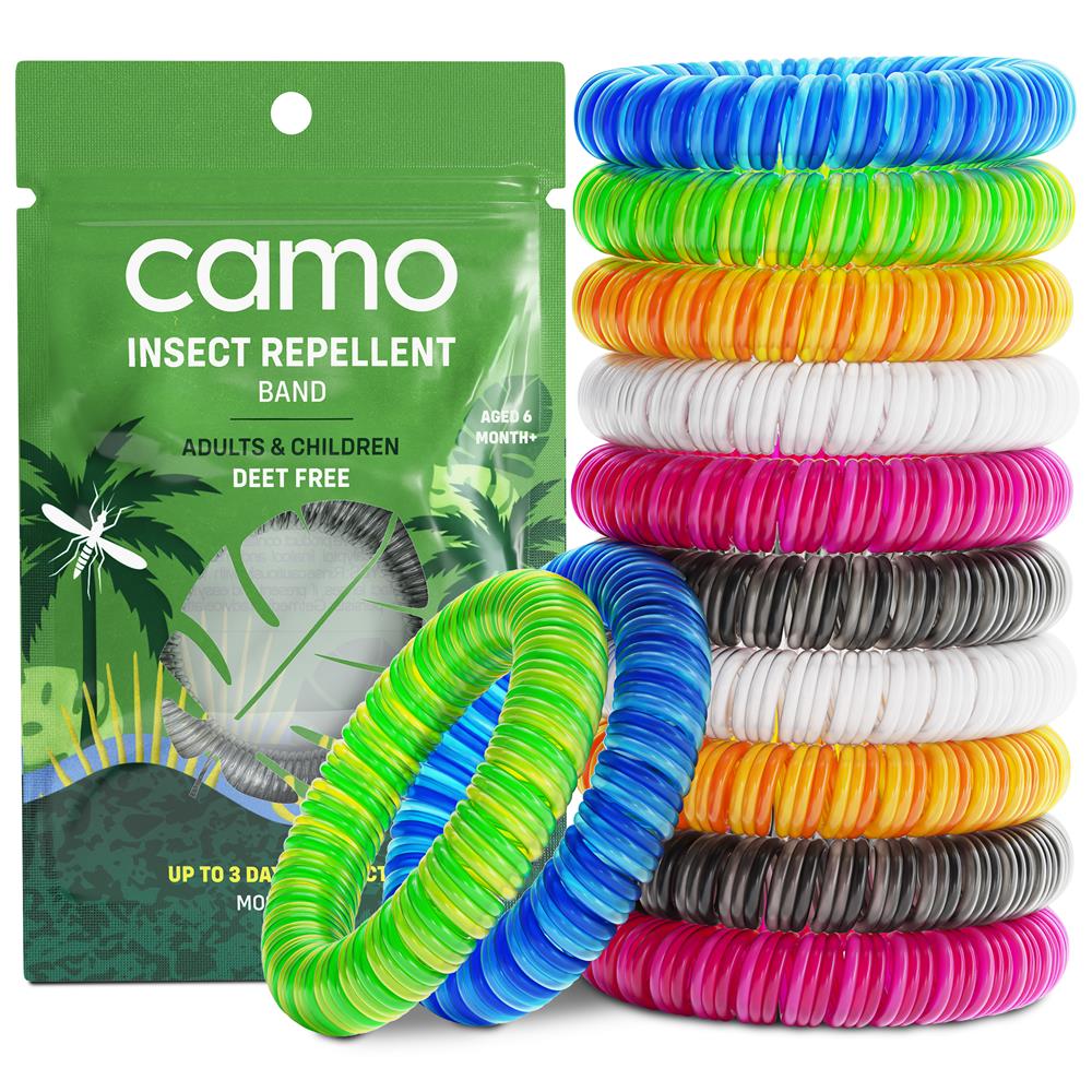 Camo_Max Strength Mosquito Repellent Bracelet-Pack of 2