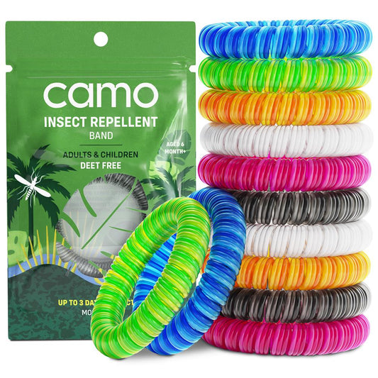 Camo_Max Strength Mosquito Repellent Bracelet-Pack of 2