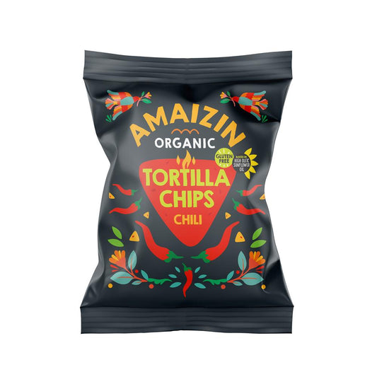 Amaizin_Corn Chips- Chilli - Organic -75g Bag-Pack of 3