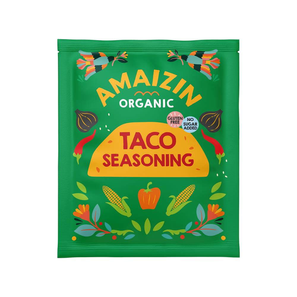 Amaizin_Organic Taco Seasoning Gluten-Free & Vegan 30g-pack of 12