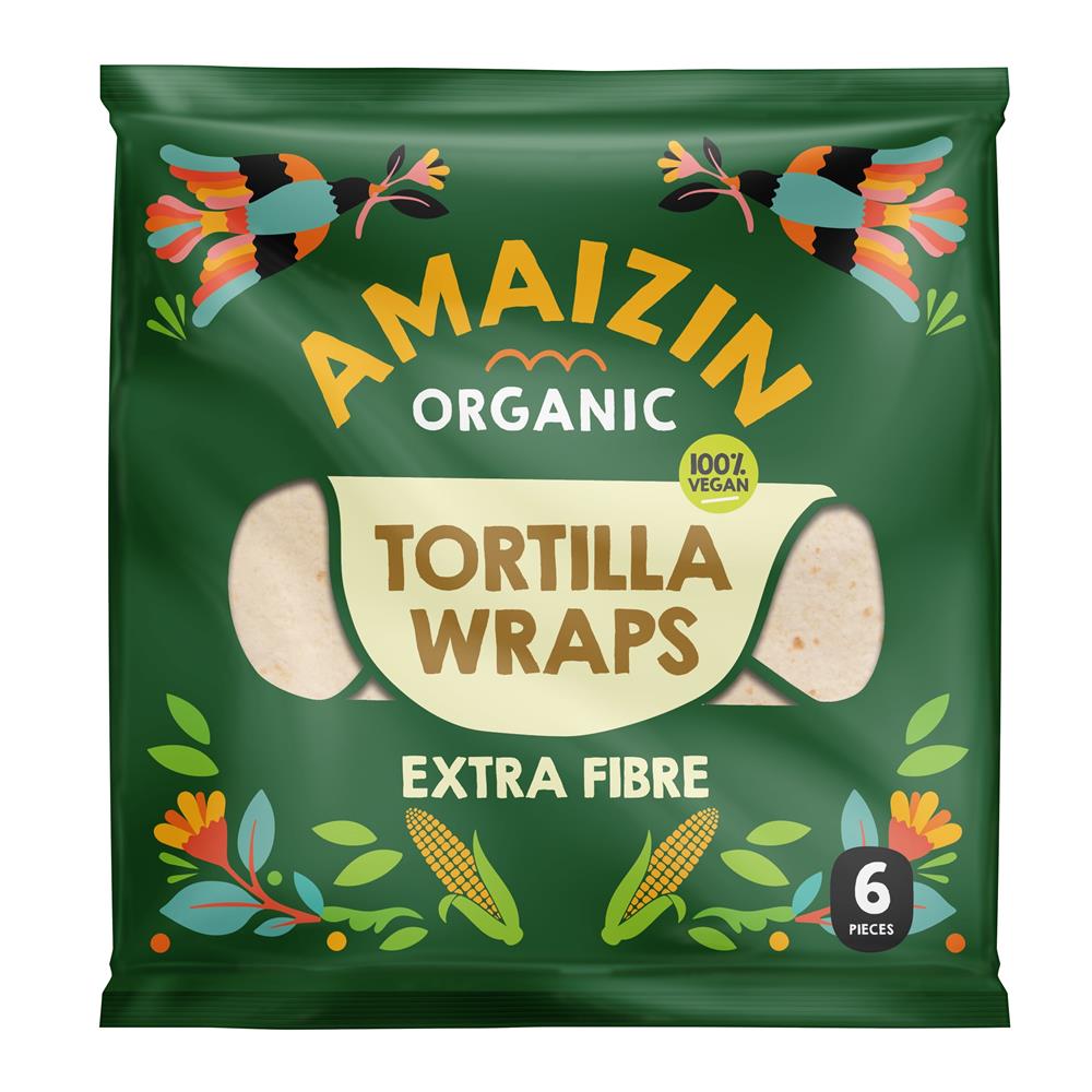 Amaizin_20% OFF Amaizin Tortilla Wraps Extra Fibre Organic 240g Pack (6 pieces)