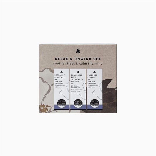 Aqua Oleum_Relax & Unwind Trio Essential Oil Set 3x10ml