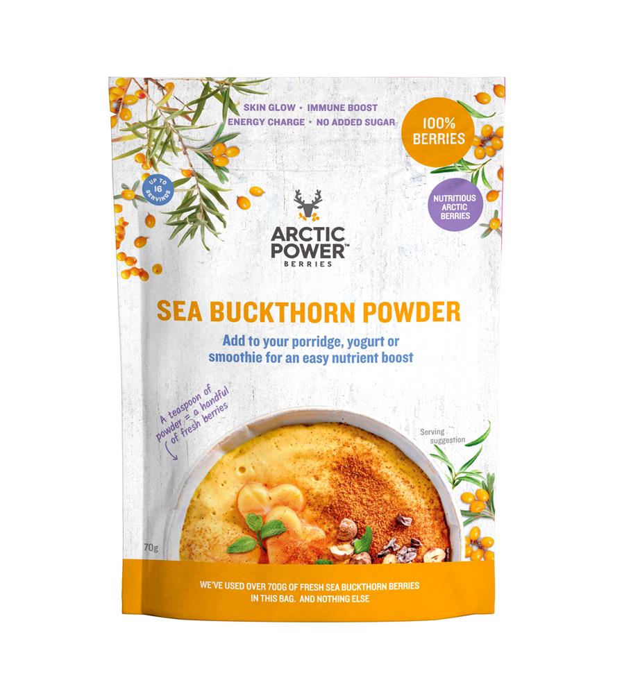 Arctic Power Berries_100% Sea Buckthorn Powder 70g