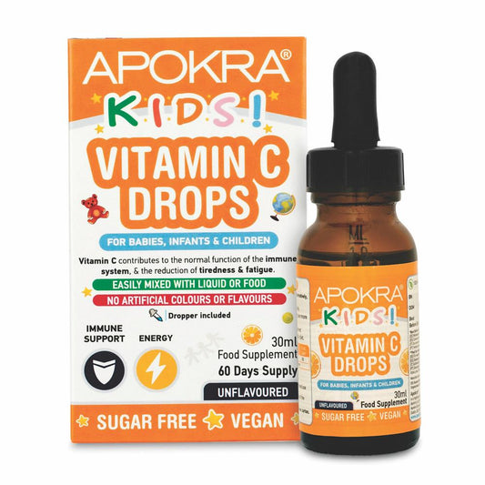 Apokra_Kids Vegan Vitamin C Drops 30mL