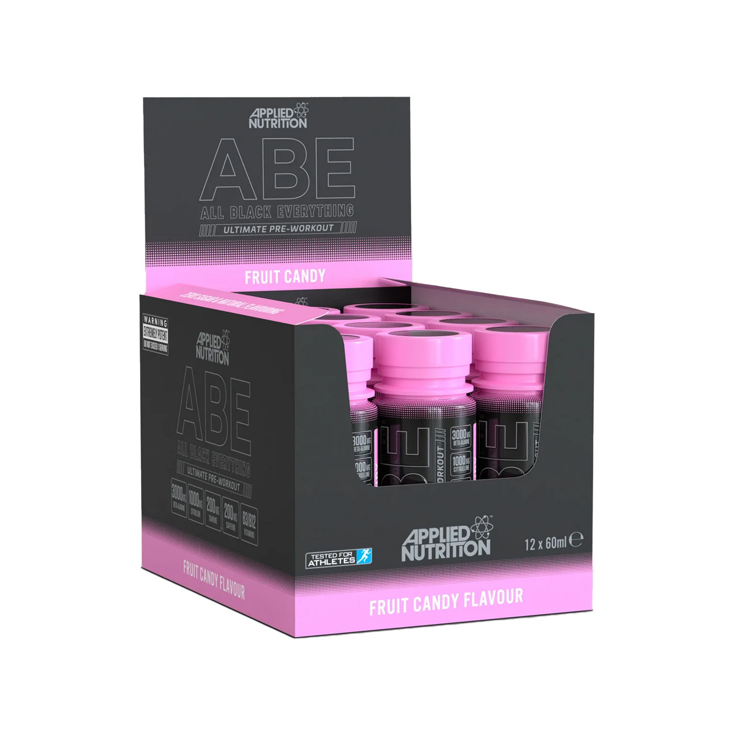 Applied Nutrition ABE (All Black Everything) Shots 12x60ml Drumstick