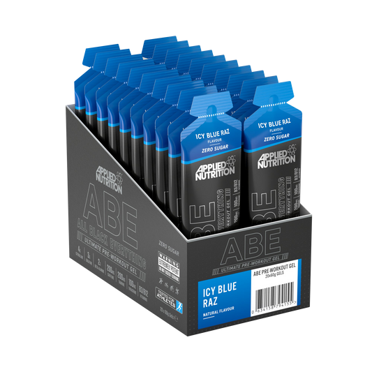 Applied Nutrition ABE (All Black Everything) Pre Workout Gel 20x60g Icy Blue Raz