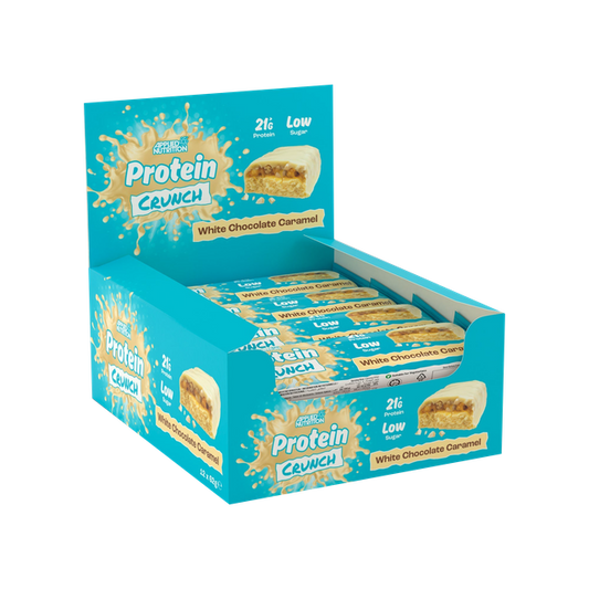 Applied Nutrition Protein Crunch Bar 12x62g White Chocolate Caramel