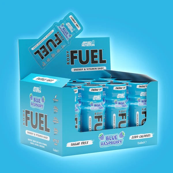 Applied Nutrition Body Fuel Energy Shots 12x60ml Blue Raspberry